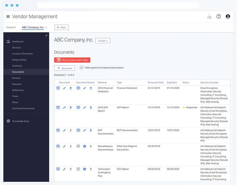 screenshot of Tandem Software
